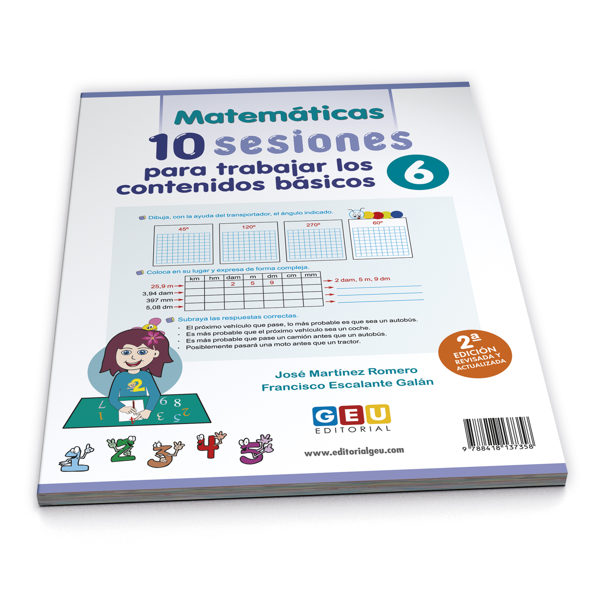 Cuadernos de lengua y matemáticas para trabajar los contenidos básicos. Editorial Geu